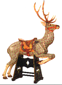 Deer Coloring on Deer With Dog  Gorp  On Saddle