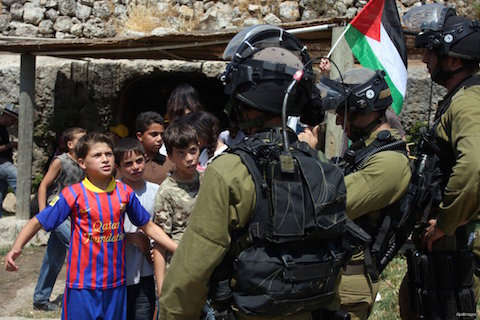 Children protesting